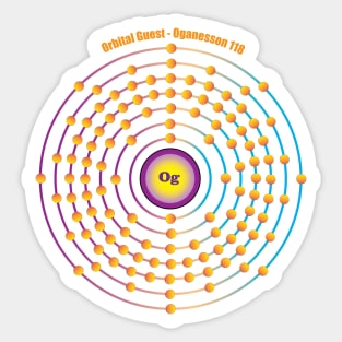 118 - Og - Oganesson: Orbital Guest Sticker